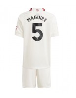 Manchester United Harry Maguire #5 Alternativní dres pro děti 2023-24 Krátký Rukáv (+ trenýrky)